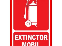 Placuta extinctor mobil